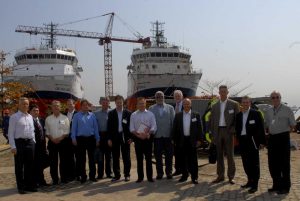 Besuch von Schiffswerften