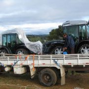 Maschinenpark-Auslieferung für die Vinicola Perico in Santa Catarina /Brasilien